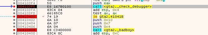 Debugger Check