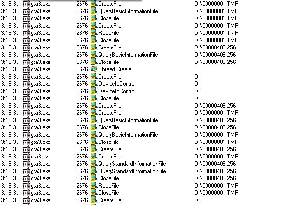 Files on disc